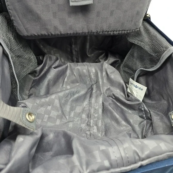Samsonite Underseat Carry-On Spinner Luggage USB Port Blue One Size Travel
